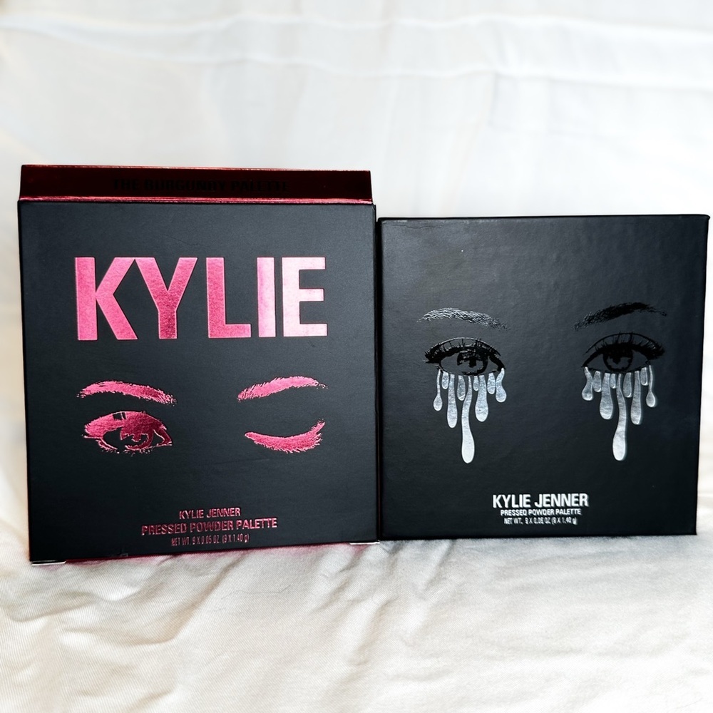 🆕 KYLIE COSMETICS Pressed Powder Eyeshadow Palette in The Burgundy Palette NIB - Picture 8 of 8